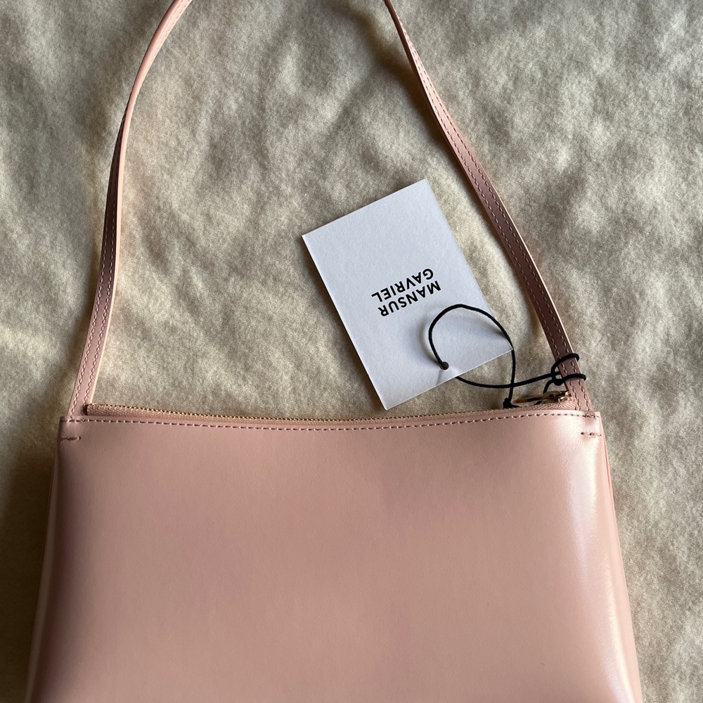 Gaia bag - Mansur Gavriel Pink Leather Shoulder Bag